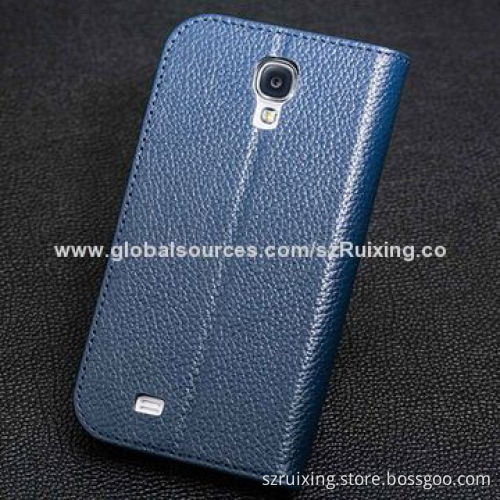 Genuine Leather Mobile Phone Cases for Samsung Galaxy S4/I95000, Elegant Style and Very Classics